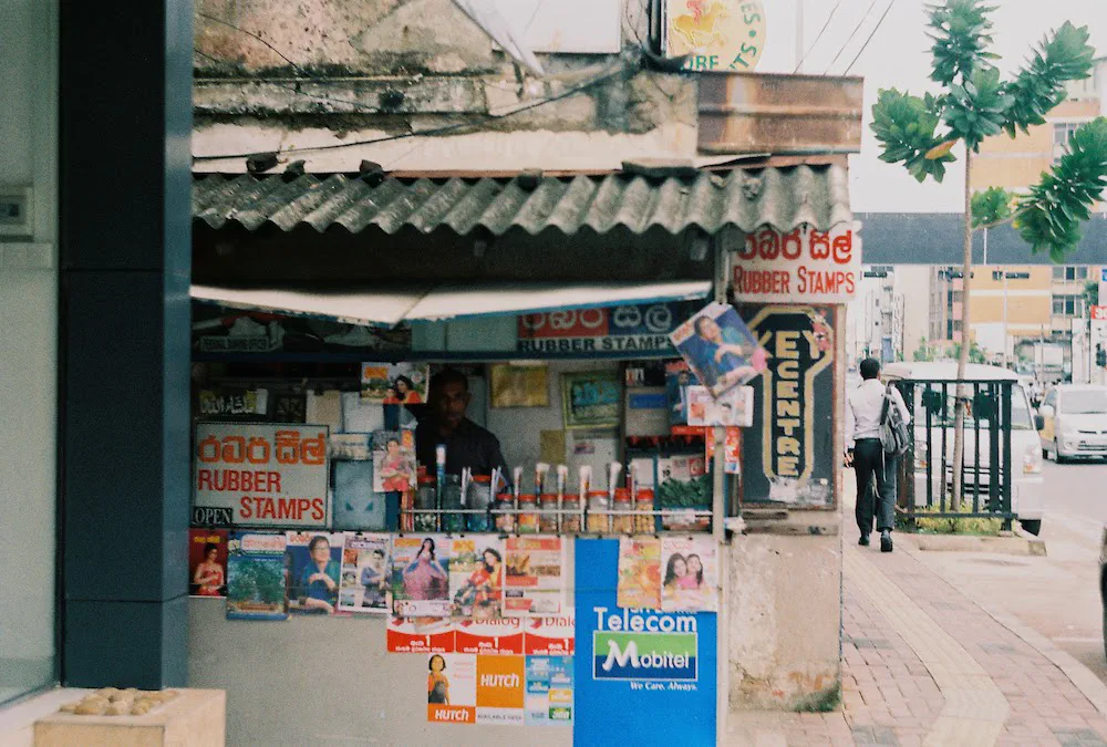 Colombo, Sri Lanka 2017, Newspaper Stand