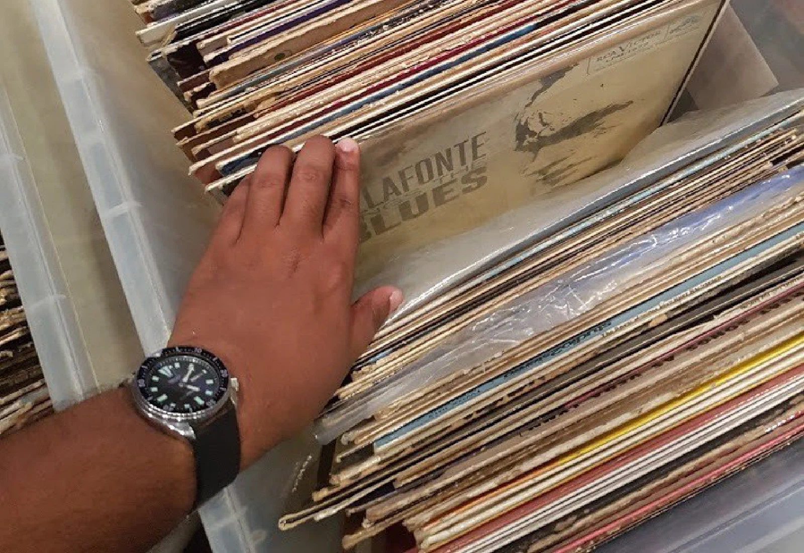 This story is brought to you by the smell of old Vinyl records I was digging at Vinyl Revival